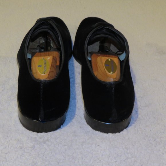 Brooks Brothers Golden Fleece Black Velvet Formal Shoes 10.5 D NWB main image 2